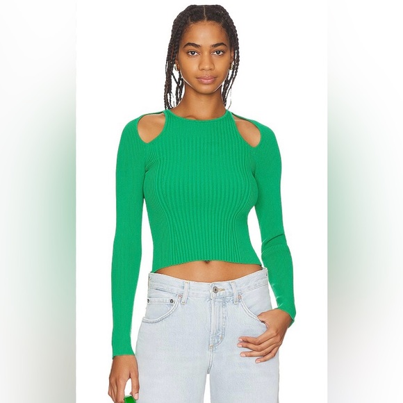 Astr the Label Eris Sweater in Green Size Large - Picture 1 of 6